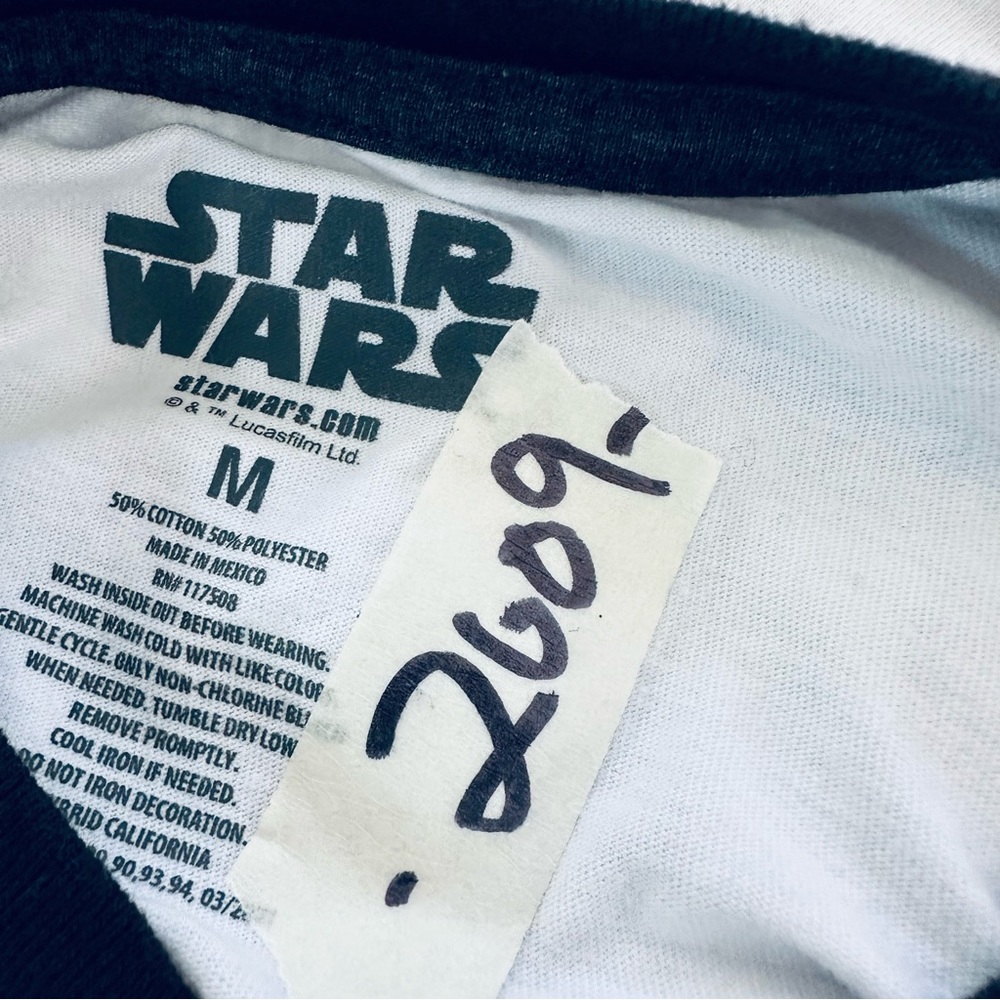 Star Wars t-shirt size M white - Picture 4 of 5